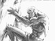Sagat - Ending Mook Illust by Kaihatsu Staff